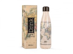 iDRINK | Botella termos de acero inoxidable, Old Map 500 ml