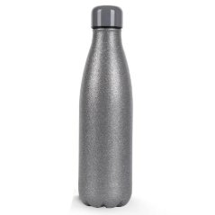 iDRINK | Botella termos de acero inoxidable, Glitter Gray 500 ml