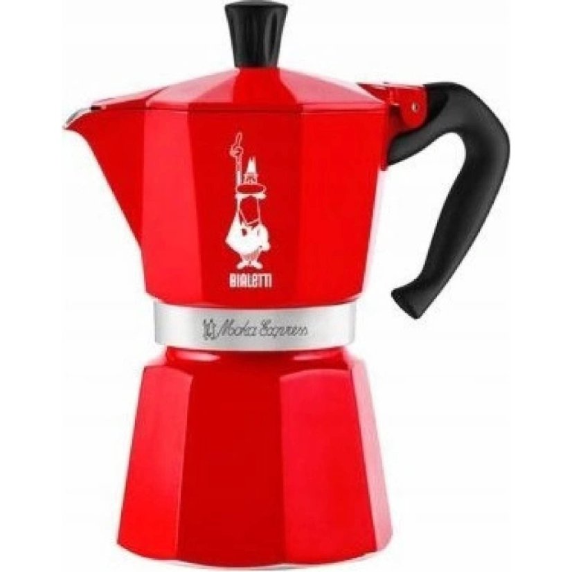 Bialetti - Diótörő Moka Express 6tz kávéfőző + 2 db 300 ml-es csésze