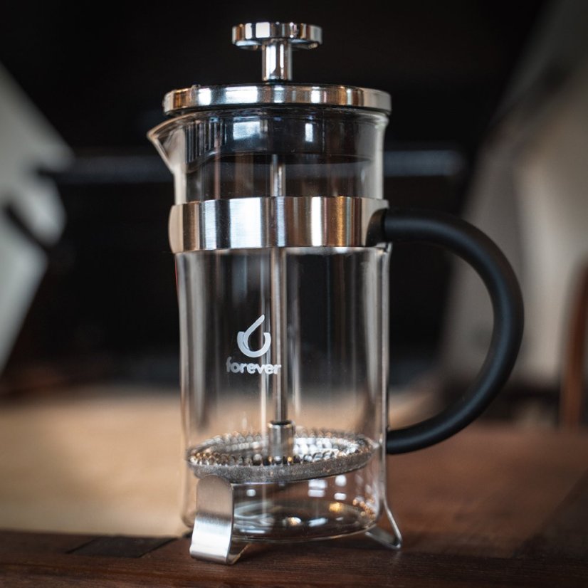 FOREVER FRENCH PRESS Nerez Sklo 800ml