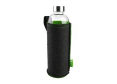 FOREVER | TERMO VIDRIO EVA, 750 ml, Funda fieltro verde