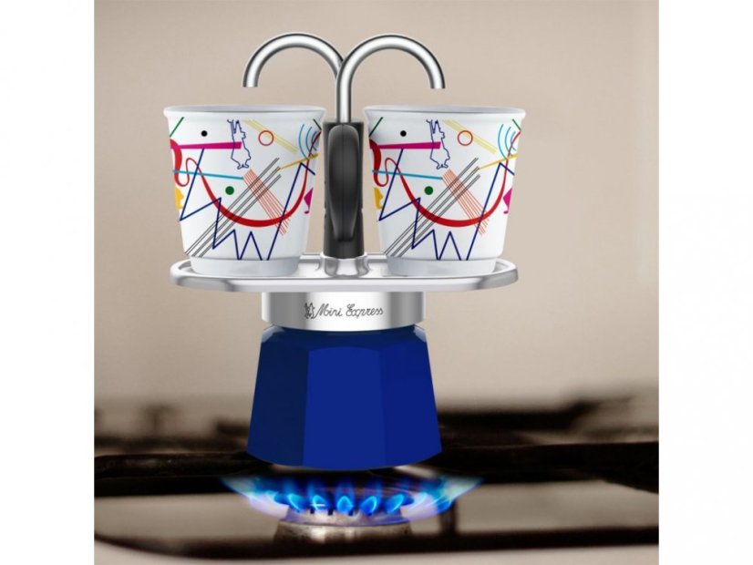 BIALETTI | Juego MINI EXPRESS "R" - 2 Tazas KANDINSKY