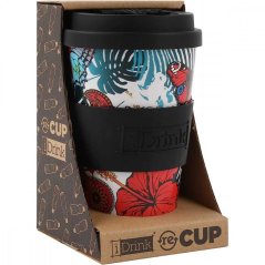 iDRINK Taza térmica iDRINK, diseño de Mariposas, 435 ml