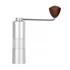 Barista Space – The Silver – srebrny ręczny młynek do kawy