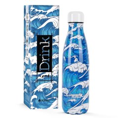 iDRINK | Botella termos de acero inoxidable, Wave 500 ml