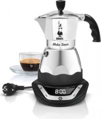 BIALETTI ELEKTRICKÁ MOKA KONVIČKA EASY S ČASOVAČEM NA 6 ŠÁLKU