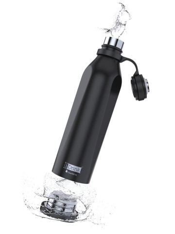 B-EVO termoszpalack, fekete, 500 ml