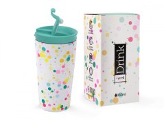 iDRINK Termohrnek z Nerezové Oceli 350ml motiv Bubliny