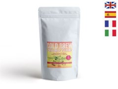 Čajová Směs černého čaje Broskve Štěstí Broskvová nota Ochucený Cold Brew 100g