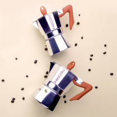 PEDRINI MOKA KONVIČKA Brillant hlinikova na 9 šálků