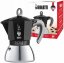 BIALETTI MOKA INDUCTION ČERNÁ 4 ŠÁLKY