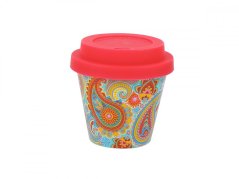 IDRINK Mini taza térmica, patrón Paisley, 90ml
