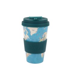 iDRINK Taza térmica iDRINK, diseño de Mapa azul, 435 ml