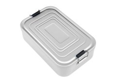 FOREVER EVA Vakuový obědový a svačinový lunch box, 700 ml Stříbrný