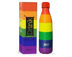 IDRINK Termoláhev z nerezové oceli 500ml motiv LOVE IS LOVE