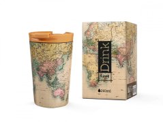 IDRINK Termohrnek z nerezové oceli, 260 ml, Stará mapa