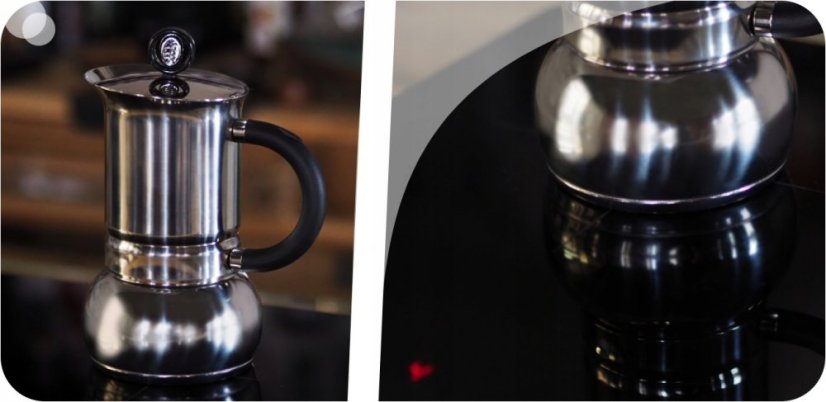 Cafetera moka G.A.T CLASE, INDUCCIÓN 2 tazas - CAPACIDAD (tazas): 2