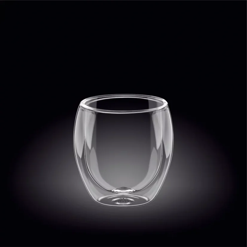 WILMAX sklenička z dvoustěnného termoskla 500ml balení 1ks
