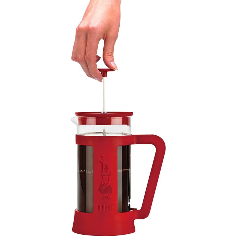 BIALETTI FRENCH COFFEE PRESS SMART 350 ml ČERVENÁ