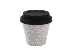 IDRINK Mini taza térmica, patrón Circle, 90ml