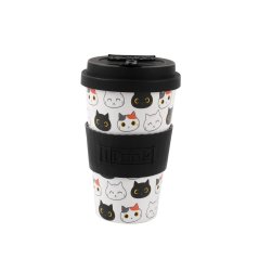 iDRINK Taza térmica iDRINK, diseño de gato, 435 ml