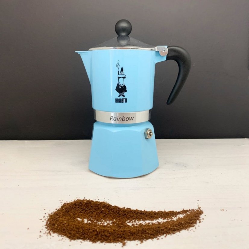 BIALETTI MOKA KONVIČKA RAINBOW NÁ 3 ŠÁLKY
