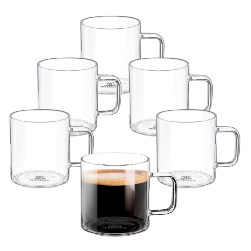 WILMAX termohrnek z borosilikátového skla 400 ml, balení 1 ks