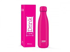 iDRINK | Botella termos de acero inoxidable - Magenta 500 ml