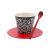 IDRINK Šálek s podšálkem a lžičkou 90ml
