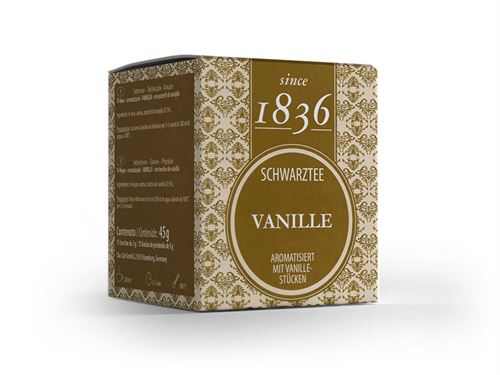 Černý Čaj Vanilka s kousky vanilky