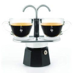 BIALETTI MINI EXPRESS "R" 2 ŠÁLKY ČERNÁ (BEZ HRNKU)