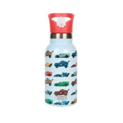 Gyermek rozsdamentes acél termoszpalack 350 ml Kisautók