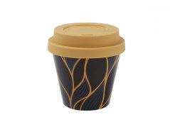 IDRINK Mini taza térmica, patrón Hoja, 90ml