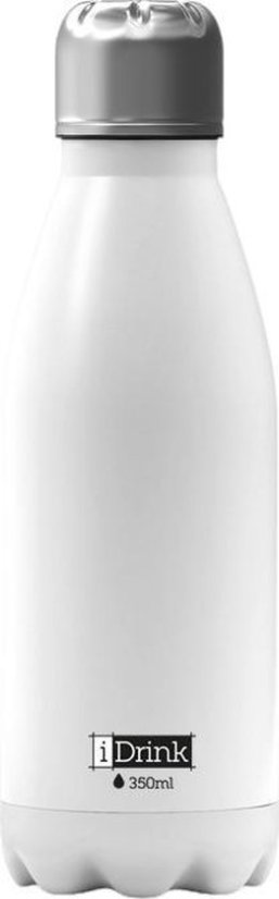 Botella térmica de acero inoxidable 350 ml color blanco