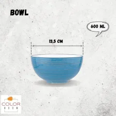 WILMAX miska 14 cm, barva modrá, 600 ml